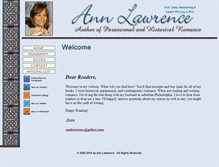 Tablet Screenshot of annlawrence.com